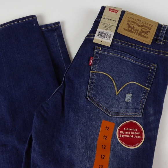 Levi's Other - Levi’s Boyfriend Ripped & Repaired Stretch Jeans
